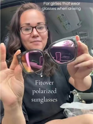 Polarized ✅ lightweight ✅ Fitover your glasses ✅ #polarizedsunglass #fitoversunglasses 