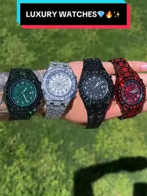 I honestly wasn’t expecting these to look this good. The fully iced-out design catches light from every angle and gives every outfit a premium look. My personal favorites are the green and silver, but all four colors are clean. They’re super affordable, so it’s easy to build a collection. Check them out for yourself—I’ll leave a link right down here. 🔥#menswatch #luxurywatch #mensfashion #affordableluxury #TikTokShopFinds 