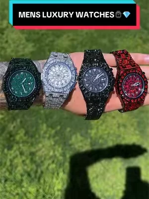 Get the luxury look without spending luxury money. ✨ The shine on these watches is unreal, especially in the sunlight, and they instantly elevate any outfit. Available in silver, green, black, and red so you can match every fit. They’re incredibly affordable, and with free shipping on orders over $45, you might as well grab more than one. Check them out for yourself—I’ll leave a link right down here. 🔥#menswatch #luxurywatch #mensfashion #affordableluxury #TikTokShopFinds 