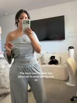 It’s been hard finding comfort in my post op outfits and this two piece set did it for me!  #twopieceset #dailywear #casualoutfits #tiktokshopmademebuyit #DFYD 