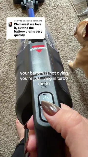 Replying to @jazskin1  The battery complaint is usually a turbo-mode complaint. The BISSELL FurFinder has Eco, Medium, and Turbo, and Turbo is meant for the gross spots, not the whole house unless you want to speed-run your battery. Use Eco or Medium for everyday floors, then hit Turbo when the pet hair is packed into rugs, couches, corners, and the places your pets have been secretly ruining your peace. Check the current deal and coupons while it is marked down. #bissellfurfinder #pethairvacuum #cordlessvacuum #BISSELL #dealsforyoudays 