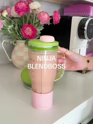 treated myself to the Ninja Blendboss Portable Blender 🍉🍓🥝💖 #ninjablendboss #blender #kitchengadgets #smoothie 