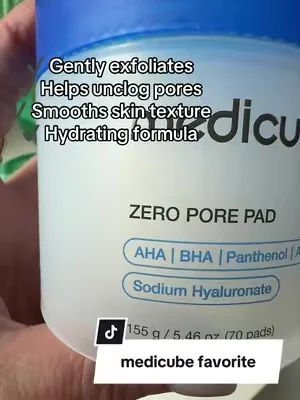 Favorite Medicube product #medicube #pores #exfoliate 