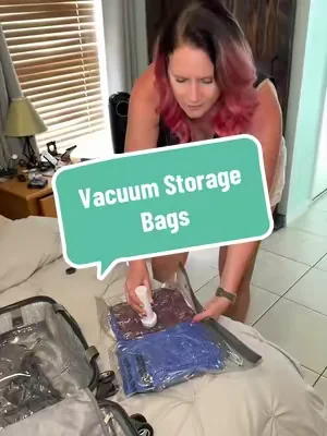 These vacuum bags make traveling a whole lot easier @SherryFox #vacuumbags #travel 