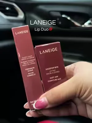 Lip duo 👄  @laneige_us #lipbundle #lipduo #lipbalm #lipgloss #laneige 