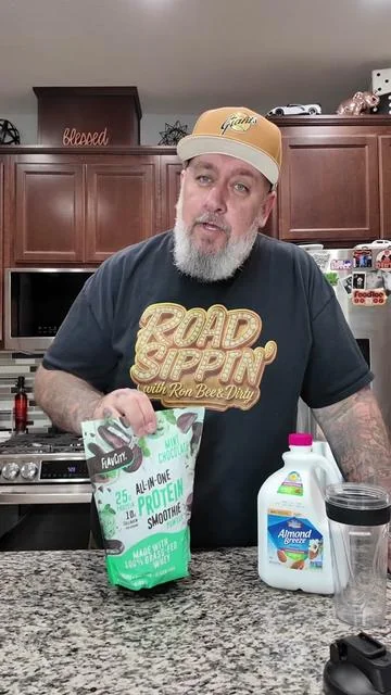 FlavCity Mint Chocolate Protein Smoothie