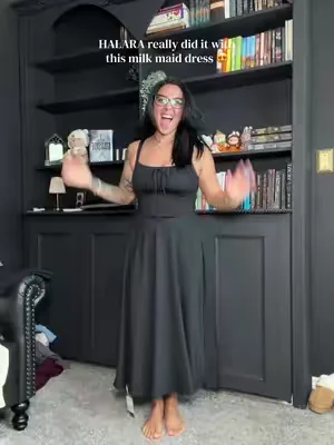 #halaradress #milkmaiddress #summerdress #littleblackdress 
