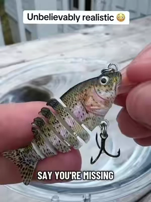 This swimbait ranks among the most lifelike lures I’ve ever tested. Its six-segment build paired with razor-sharp treble hooks works incredibly well for targeting bass and trout！#fishinglures #fishinggear #bassfishing #lure #tiktokshopcreatorpicks 