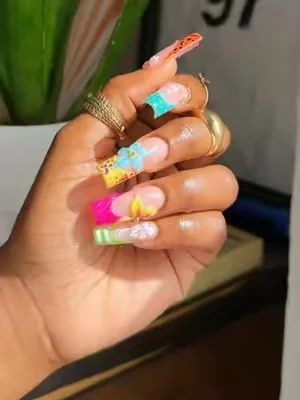 Obsessed doesn't even cover it. ✨😍 Huge thanks to @Lyneé’s Life ♡ for serving up this summer-ready mani using Beetles 256 PCS Long Square All in One Kit. 🔥From June 17 – July 2, enjoy a discount of more than 60% off storewide🔥 Screenshot this for your next nail appointment. 📸 #TikTokShopDealsforYouDays #SummerWins #DealsForYouDays #BeetlesSummerDrop #summeressentials