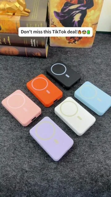 70% OFF 🚨 Portable charger with multiple ports and a kickstand 🤑📦#tiktokshopdealsforyoudays #magneticpowerbank #phonecharger #DealsForYouDays #summerwins 