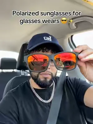 Okay!Polarized sunglasses that fit over glasses are a life saver while driving! #summerwins #sunglasses #fitoversunglasses #eyewear #tiktokmademebuyit 