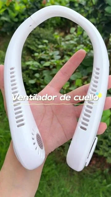 Se cuelga en el cuello para darte una brisa fresca; se mantiene estable al correr y te olvidas del sudor. ⚡️🍃 #runninggear  #summerwins #portablefan #fan  #DealsforYouDays    