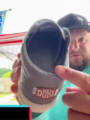 HEYDUDE Wally Cru Slip On Shoes #HEYDUDE #SlipOnShoes #MensShoes #CasualFootwear #ComfortShoes