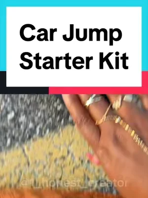 Replying to @Chelsea Ladies never leave home without this car jump starter kit #dealsforyoudays #tiktokshopmemorialday #PortableCarJumpStarter #CarJumper #JumperCables   