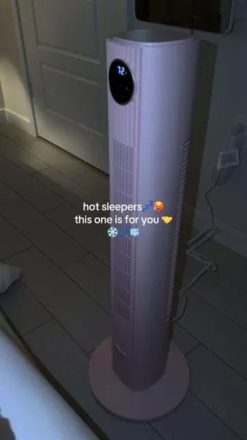 it’s so POWERFUL #bedroomfan #dealsforyoudays #sleephacks #goodsleep #towerfan 