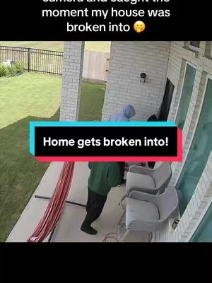 Lucky I was able call the cops and alert them! 📹🏡 #eufy #caughtoncamera #securitycamera #breakin #scary 