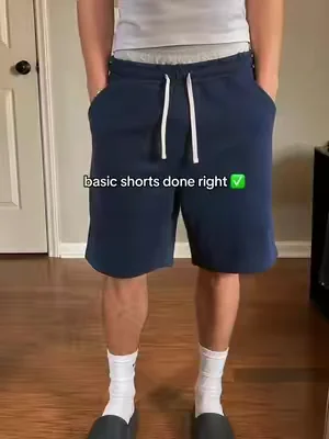 simple pair, solid fit, and way easier to style than people think #basicfit #menshorts #baggyshorts #OOTD #fyp 