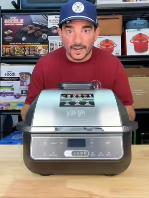 Ninja 6-in-1 Indoor Grill & Air Fryer #indoorgrill #airfryer #tiktokshopholidayhaul #tiktokshopcreatorpicks @Ninja Kitchen