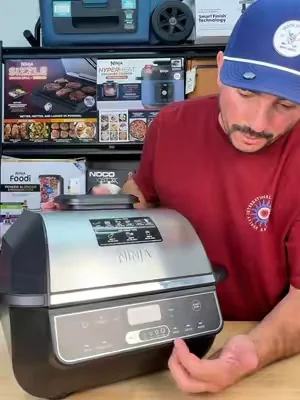 Ninja 6-in-1 Indoor Grill & Air Fryer #indoorgrill #airfryer #ninja  #tiktokshopcreatorpicks @Ninja Kitchen