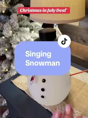 #talkingsnowman #singingsnowman #christmasinjuly #christmasdecor #tiktokshopcreatorpicks 