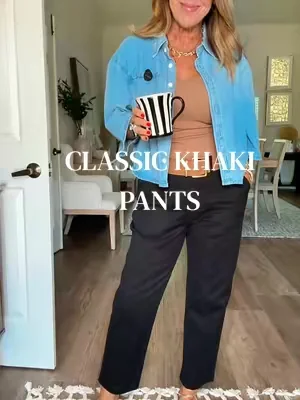 If you’re looking for a summer alternative to shorts, these lightweight black khaki pants are it! They’re breathable, stretchy, and so comfortable for everyday wear. Perfect for women who want to stay cool while looking put together. 🖤 #dealsforyoudays #Flamingal #khaki #styleover40 #summerwins @Flamingals by Flamingo Shop 