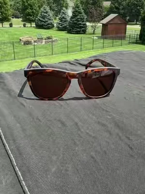 So many people wearing goodr sunglasses at the theme park 