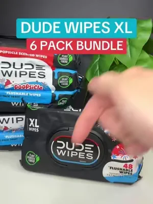 Popsicle flavor is crazy #dudewipes 