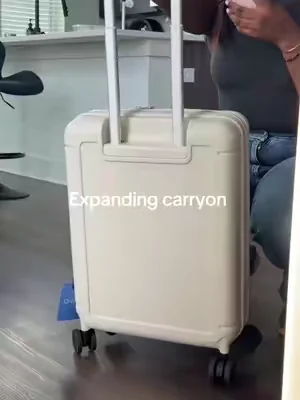 Capacity increases so much! #carryon #luggage 