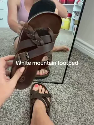 One of my favorite brand sandals! #sandal #shoes #whitemountainfootbed #qvc 