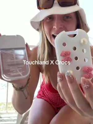 Favorite collab!!! #touchland #crocs 