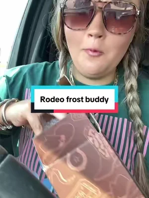 The perfect tumbler for rodeo season👏🏻 #frostbuddy #rodeolife #westernstyle #rodeotok 