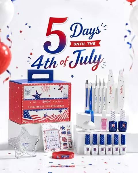 Picnics, pool days, fireworks nights… ✨🎆Is your Independence Day mani ready? Everything you need for the perfect patriotic nails is here ✨Get Beetles 4th of July Gel Nail Polish Kit now! 🔥From June 17 – July 2, enjoy a discount of more than 60% off storewide🔥 #TikTokShopDealsforYouDays #beetles4thofjulynails  #SummerWins #DealsForYouDays #BeetlesSummerDrop 