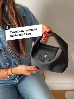 Replying to @Carolyne This lightweight bag is classy and very versatile coming with two different straps or you can carry it as a clutch! Grab your favorite color in this it’s a keeper especially for spring time and summer! #longchampstylebag #lightweighttote #crossbodybagsforwomen #tiktokshopcreatorpicks #dealsforyoudays  