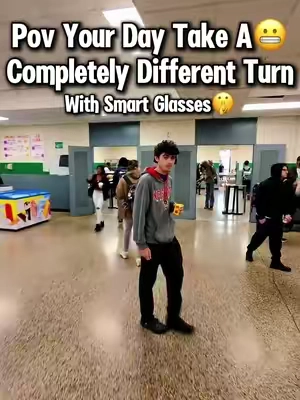 Pov Your Day Takes A 😬Completely Different Turn#trend #tiktokshop #smartglasses #aiglasses #metaglasses 