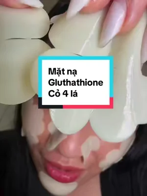 Mặt nạ gluthathione cỏ 4 lá của Manyo cái chất cao cấp nội dung thì có gluthathione cùng nhiều chất dưỡng tốt phù hợp cho da đồi mồi á mọi người #dealsforyoudays #dealforyoudays #manyo @manyo US 
