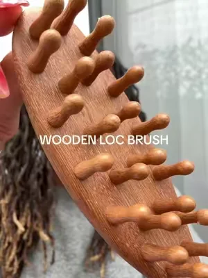 My locs and scalp are happy☺️❤️ #locbrush #womenwithlocs #smalllocs #longlocs #locsjourney 