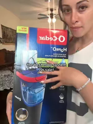 It was so quick to clean my whole first floor with it #ocedar #mop #cleaningtiktok #flatmop #cleaninghacks 
