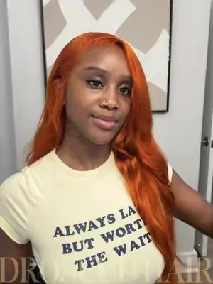@Drosuud Hair she’s gorgeous and affordable 😍😍✨🧡 #wiginstall #gingerhair #gingerwig #foryoupage #drosuudhair 