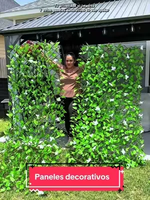 Expandable Artificial Ivy Lattice Privacy Fence Screen, Garden Fencing Panel with Realistic Leaves, Porch-Patio Decor Privacy Solution, Vertical Garden Trellises for Backyard Unsightly View Hiding, Screening #artificialflowers #paratiiiiiiiiiiiiiiiiiiiiiiiiiiiiiii #DealsForYouDays #garden #expandablehouse 