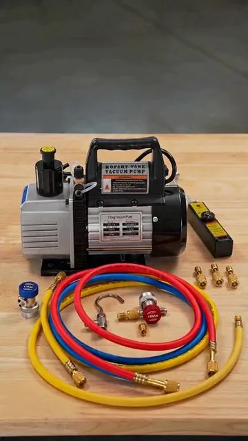 HVAC pros, STOP scrolling! 🛠️ This vacuum pump kit has EVERYTHING you need for AC/Refrigeration 🔥 Leak detector, gauge set, hoses + carry bag? YES. Shop now! #DealsforYouDays #HVACTools #ACRepair #Refrigeration #TikTokMadeMeBuyIt #HomeImprovement