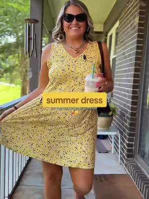 Perfect lightweight summer dress when the heat is on! #dress #summerdress #cutedress  