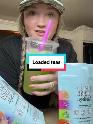 The only energy drink I drink 🥤 #loadedteas #loadedteasathome 