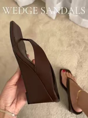One of my favorite pairs! #wedgesandals #summersandals 