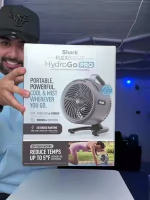 Shark FlexBreeze HydroGo Pro Fan #sharkflexbreeze #sharkhydrogopro #sharkflexbreezefan #Summerwins #SummerVibes 