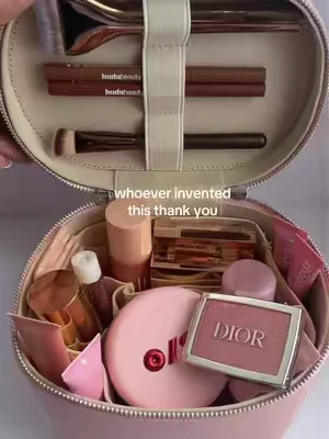 thank you for your service 💞 #makeup #makeupbag #vanitybag #travelbag 