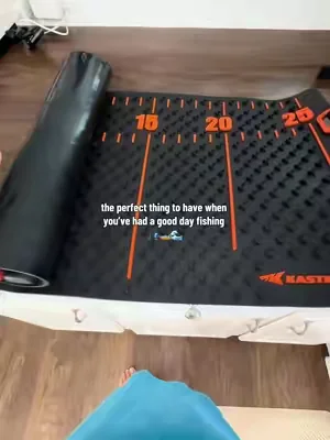 This fish fillet mat is the perfect thing to have when you’ve had a good day fishing! #fishfilletmat #fishing #fishingtiktoks #boatingseason #offshorefishing 