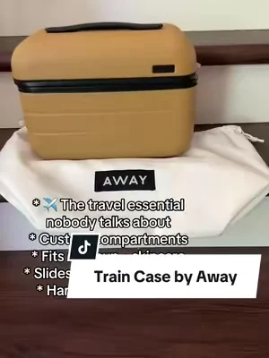 Away Train Case #away #travelhack #makeupcase 
