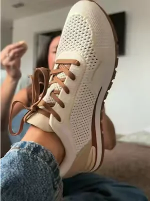 These Vivaia slip-on sneakers have been on repeat lately 👟✨ If you're looking for comfortable tennis shoes that actually look cute with everything, these are it. I love that they're easy to slip on and off, lightweight, and perfect for everyday wear. Whether you're running errands, traveling, heading to work, or just need a good pair of women's sneakers, these check all the boxes. The sleek design gives them a more elevated look than your typical athletic shoe, but they're still comfortable enough to wear all day. #vivaia #vivaiashoes #sneakersforwomen #tennisshoes #comfortableshoesforwomen 