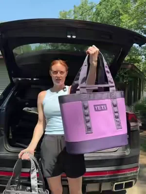 Does anyone else have a car purse? No just me 😅 the 20 is great for day to day use. The 35 for trips to the park beach lake road trips all the things! 