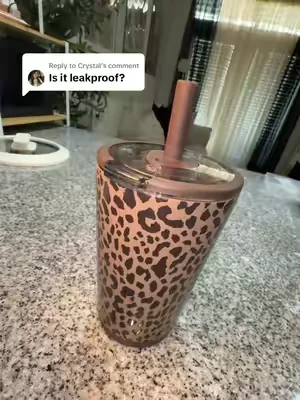Replying to @Crystal NO leaks! NO spills! #leakprooftumbler #spillproof #tumblers #icemaker #DealsForYouDays 